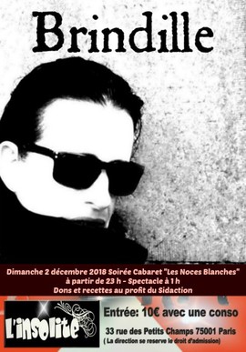 L’insolite Discothèque Paris - 2018 Soirée Cabaret au profit du Sidaction - 33, rue des Petits-Champs 75001 Paris - Brindille - Sidaction 2018